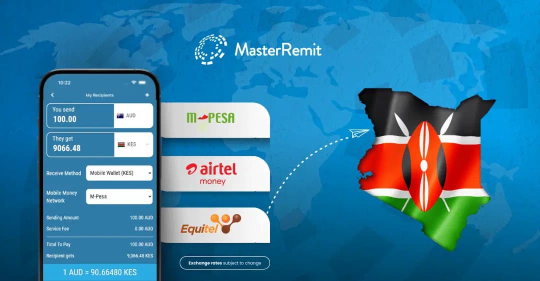 Safe & Speedy International Money Transfers to Kenya - Master Remit