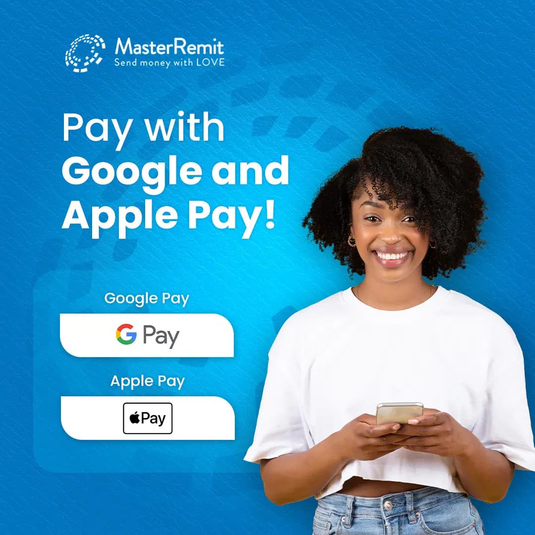 MasterRemit   Integrates   Apple   Pay   and Google Pay as Payment Alternatives